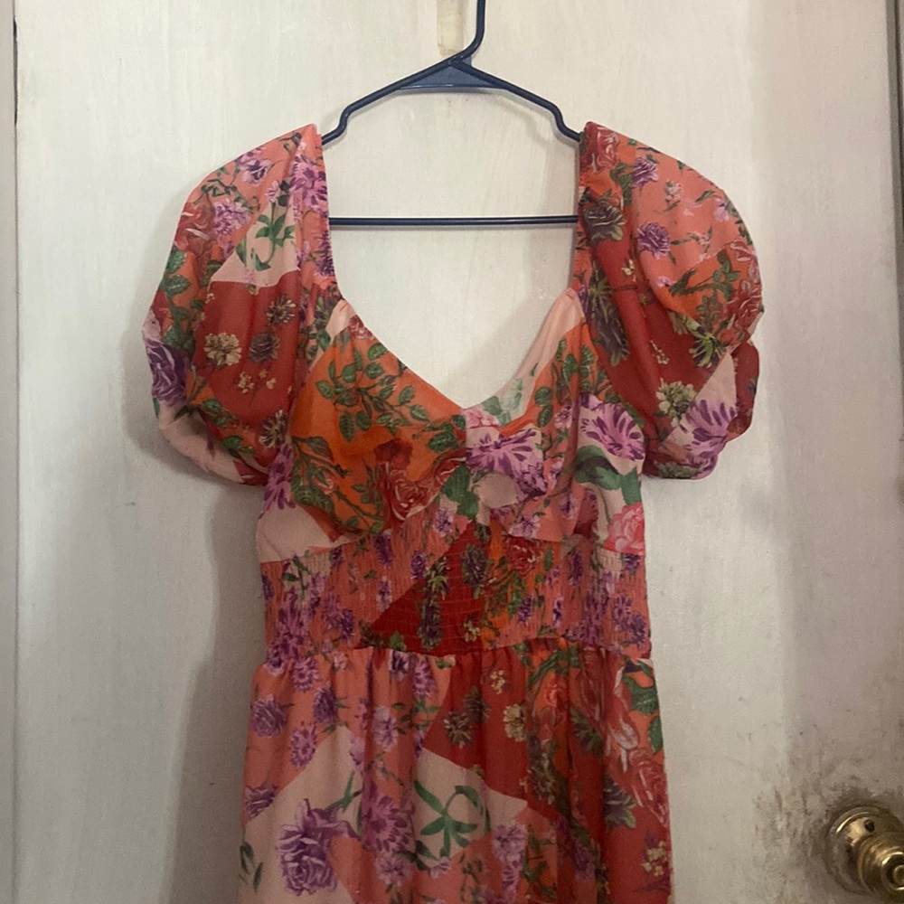 Maxi floral dress